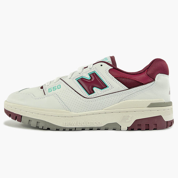 New Balance 550 Burgundy Cyan