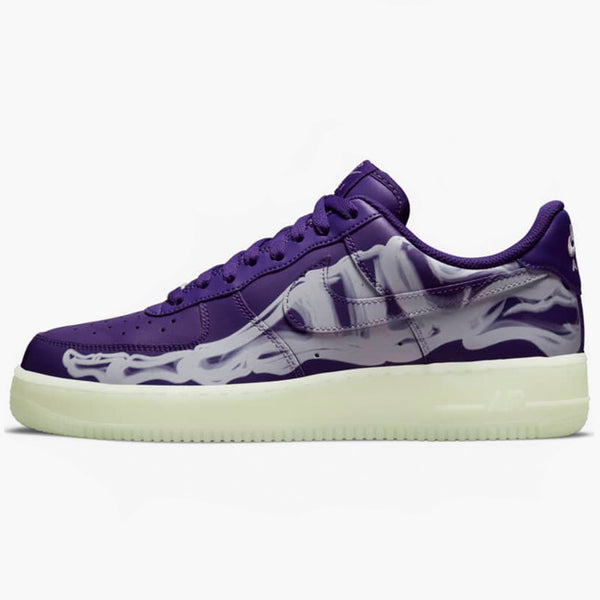 Nike Air Force 1 Low '07 QS Purple Skeleton Halloween (2021)