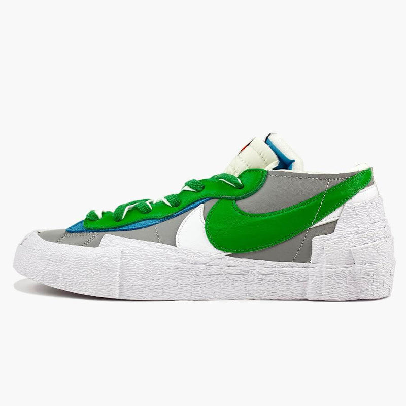  Nike Blazer Low Sacai Medium Grey Classic Green