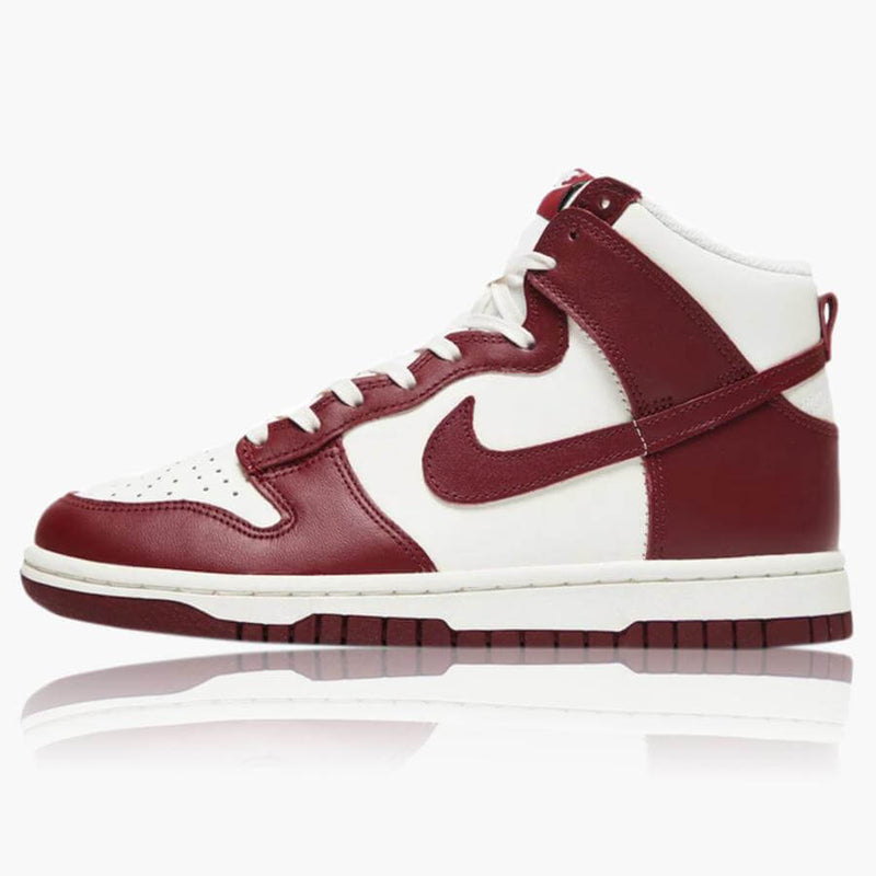 Nike Dunk High Sail Team Red (W)
