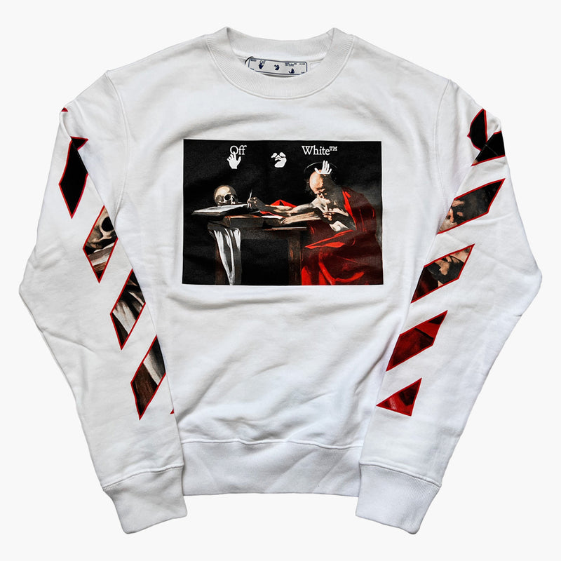 Off-White Caravaggio Slim Crewneck White