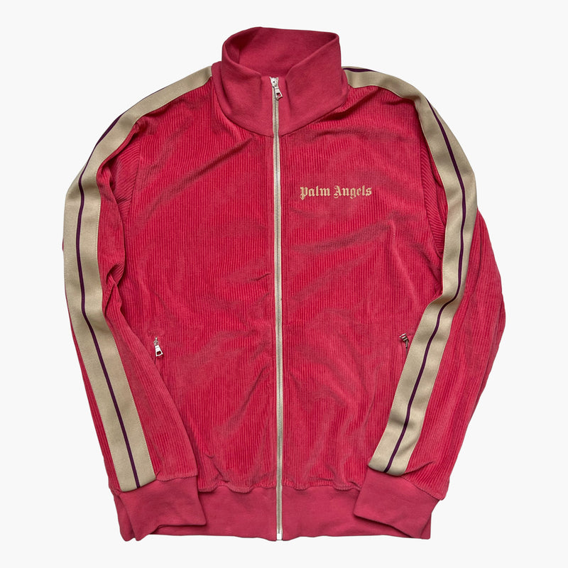 Palm Angels Cord Fleece Track Jacket Pink