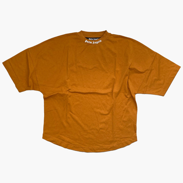 Palm Angels Classic Logo Over T-Shirt Brown