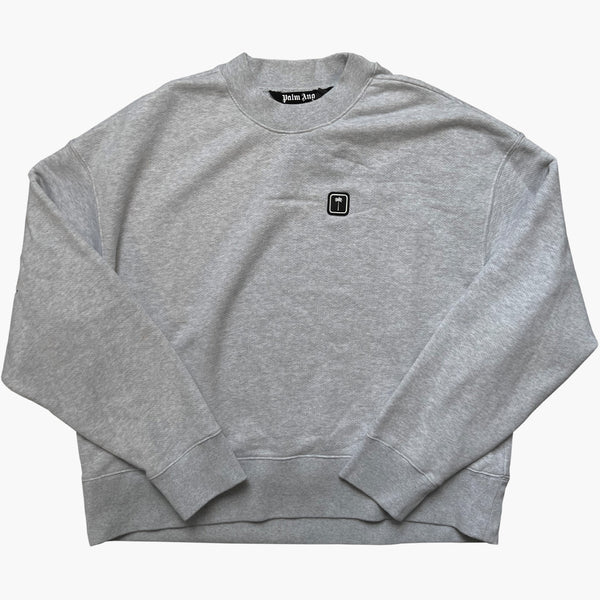 Palm Angels PXP Palm Crew Grey Crewneck