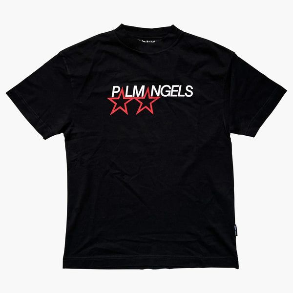 Palm Angels Racing Star T-Shirt Black