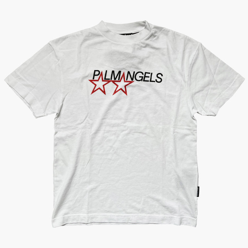 Palm Angels Racing Star T-Shirt White