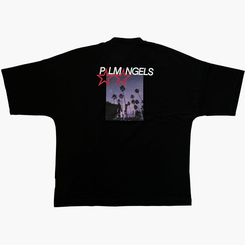 Palm Angels Stars and Palms Loose T-Shirt Black