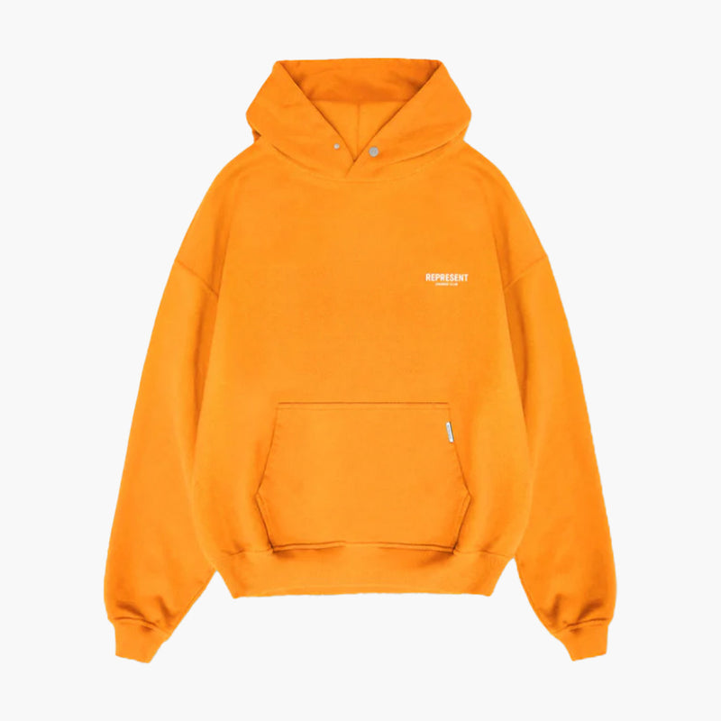 Represent Owners Club Hoodie Neon Orange