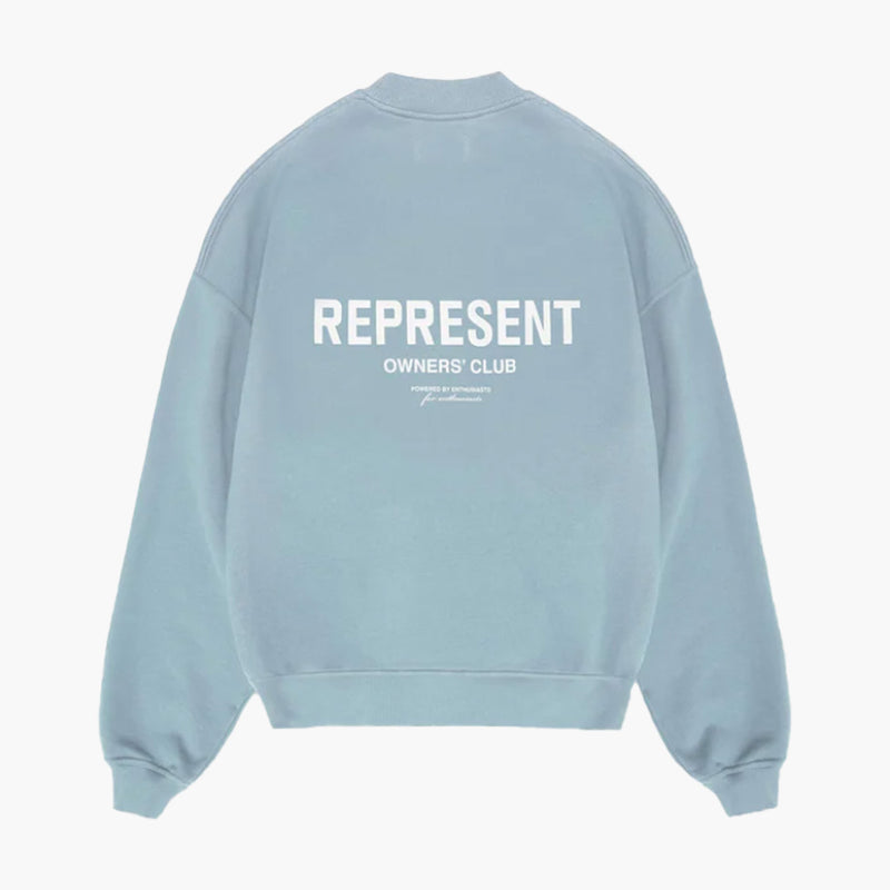 Represent Owners Club Sweater Powder Blue Rückseite