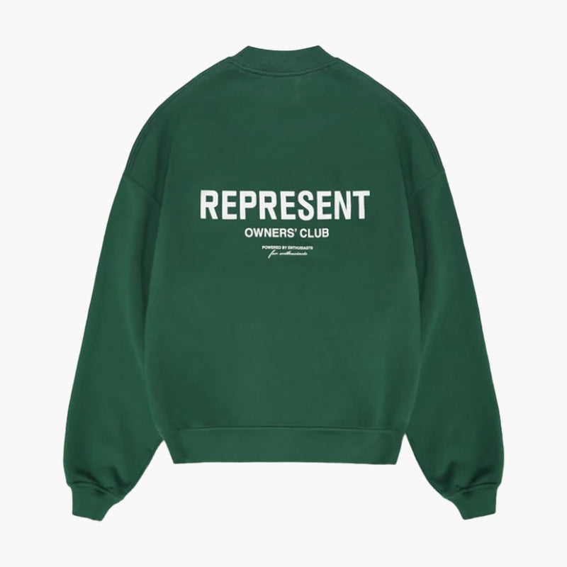 Represent Owners Club Sweater Racing Green Rückseite