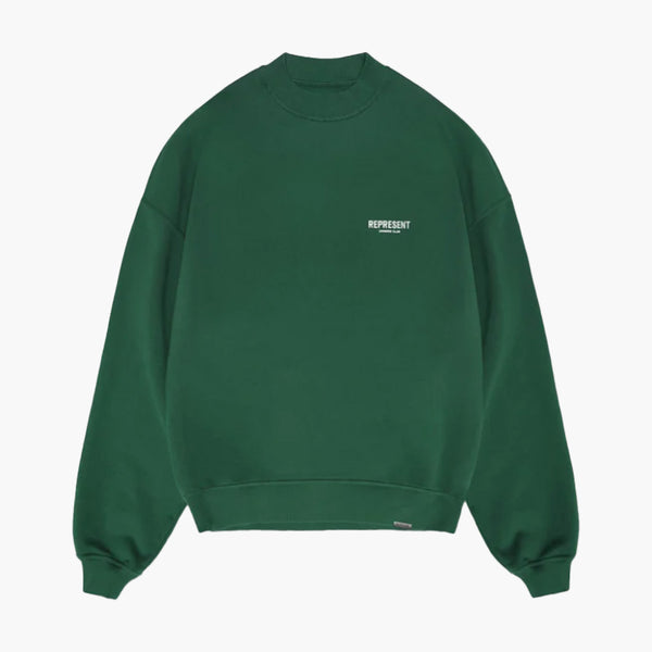 Represent Owners Club Sweater Racing Green
