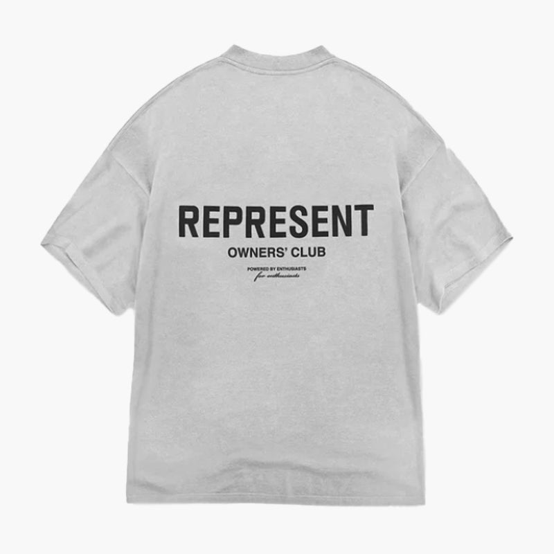 Represent Owners Club Tee Ash Grey Rückseite