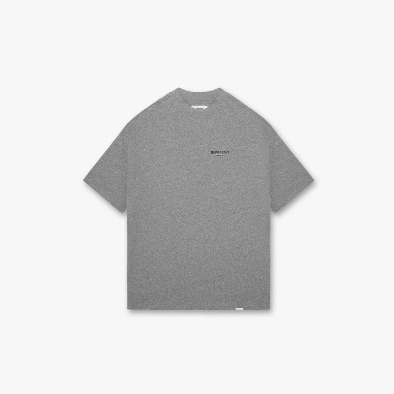 Represent Owners Club Tee Light Grey Marl