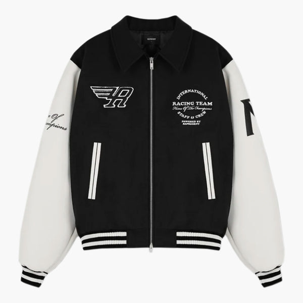 Represent Racing Team Varsity Jacket Black