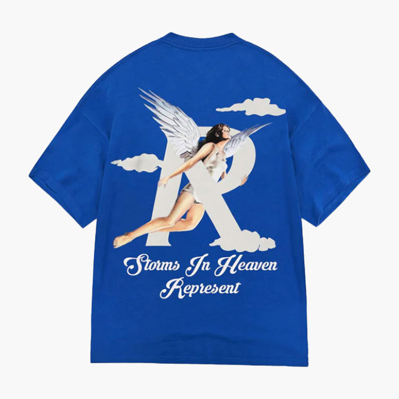 Represent Storm In Heaven T-Shirt Cobalt Blue Rückseite
