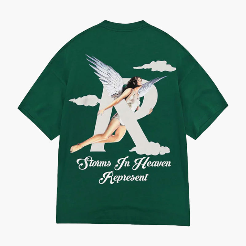Represent Storm In Heaven T-Shirt Racing Green Rückseite