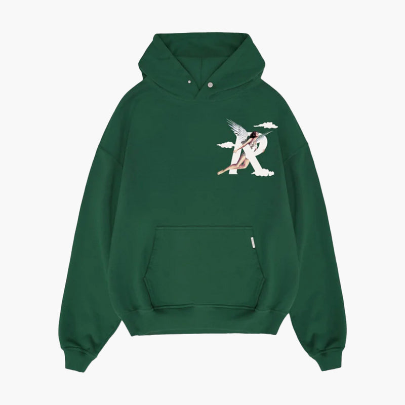 Represent Storms In Heaven Hoodie Racing Green