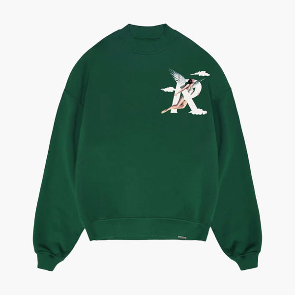 Represent Storms In Heaven Sweater Racing Green