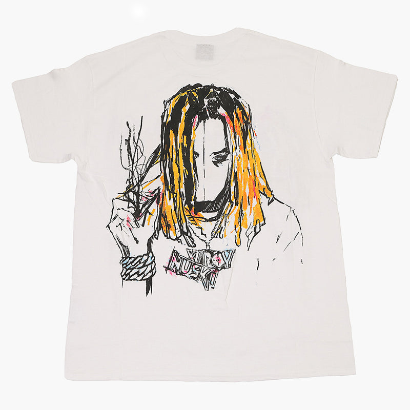 Revenge x Lil Durk Painting T-Shirt White Rückseite