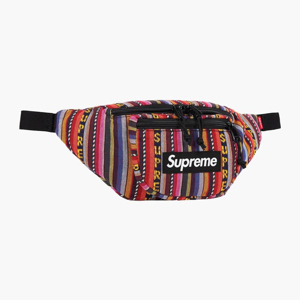 Supreme Woven Stripe Waist Bag