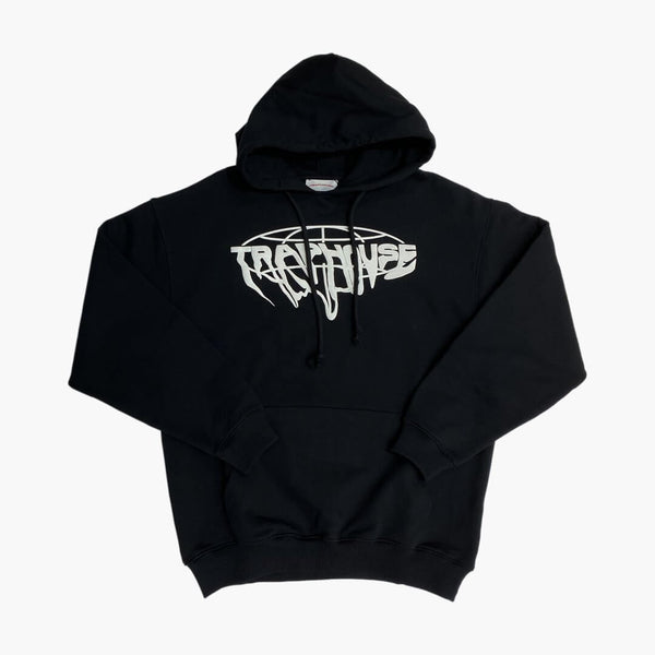 Traphouse Logo Hoodie Black