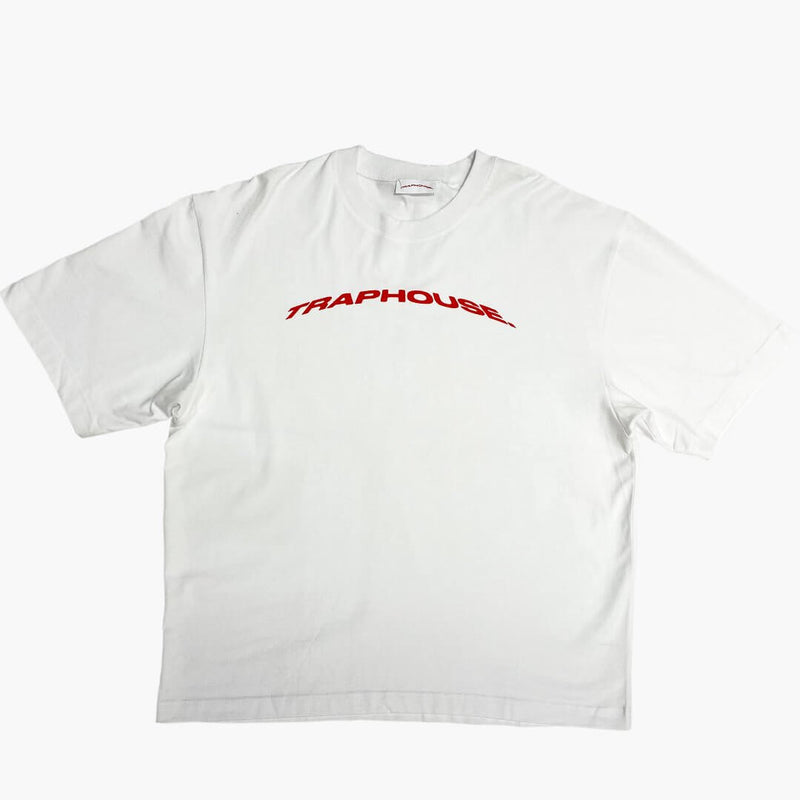 Traphouse Logo Tea White