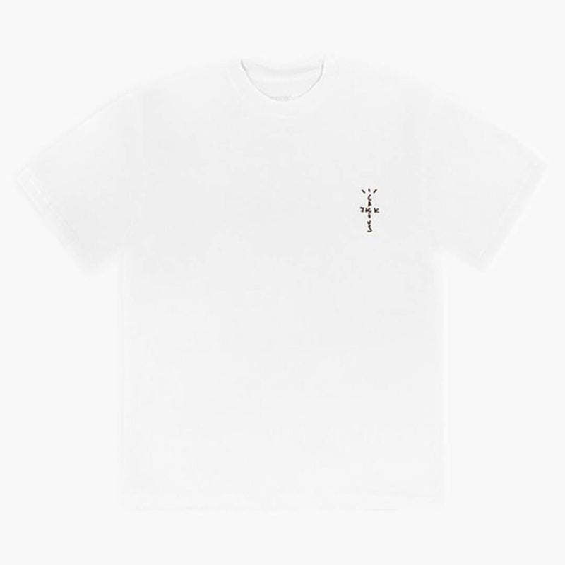 Travis Scott CJ Logo Tee White