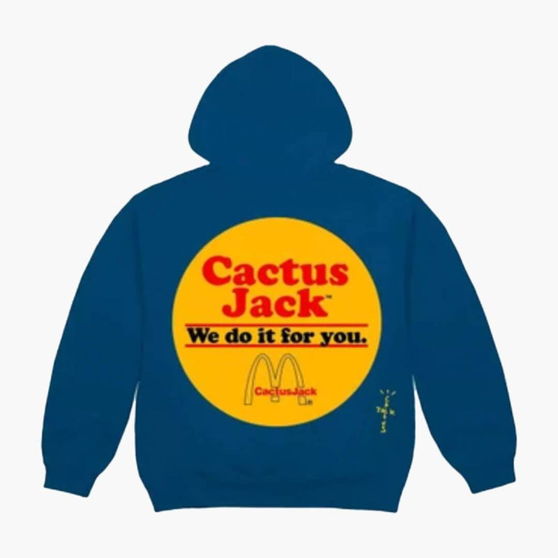 Travis Scott Cactus Jack Sticker Hoodie Navy
