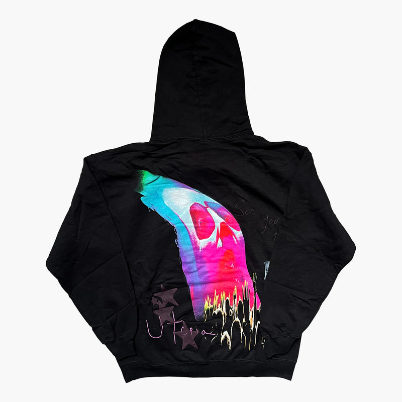 Travis Scott Face Melt Hoodie Rückseite