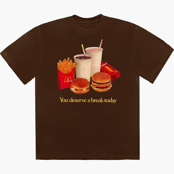 Travis Scott x McDonalds Deserve A Break Tee