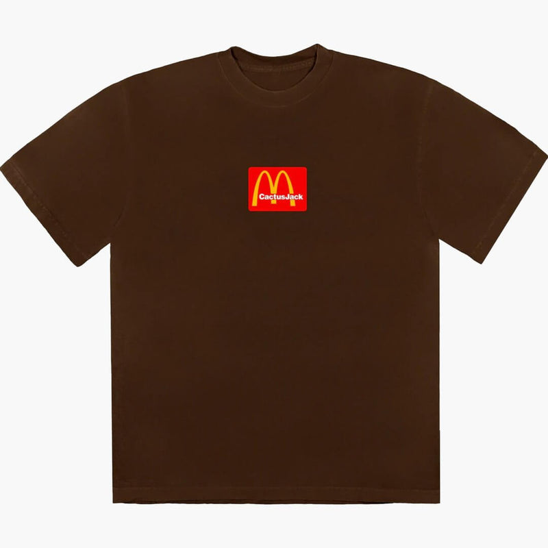 Travis Scott x McDonalds Sesame 3 Tee Brown