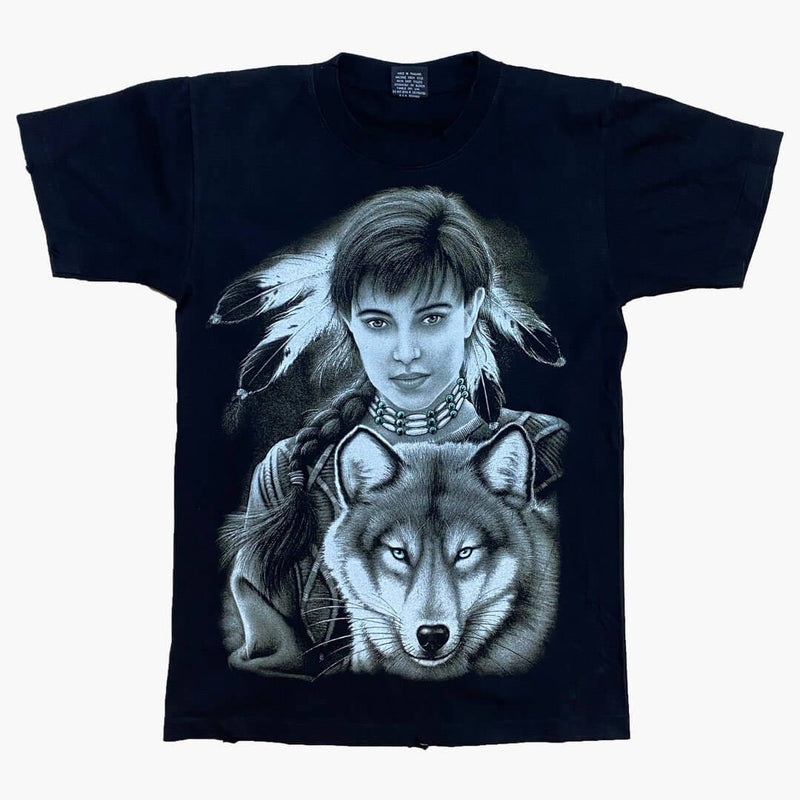 Vintage Native American Wolf Tee