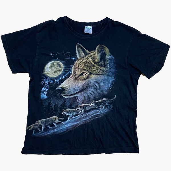Vintage Wolf Tee Moon