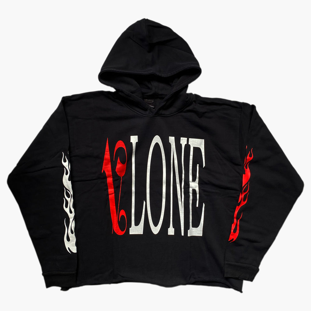 Kapuzenpullover Vlone x Palm Angels schwarz/violett Herren – DE