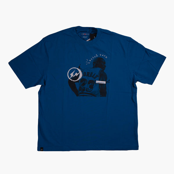 Travis Scott x Jordan x Fragment T-Shirt Blue