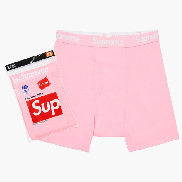 Supreme/Hanes Boxershorts Pack Pink