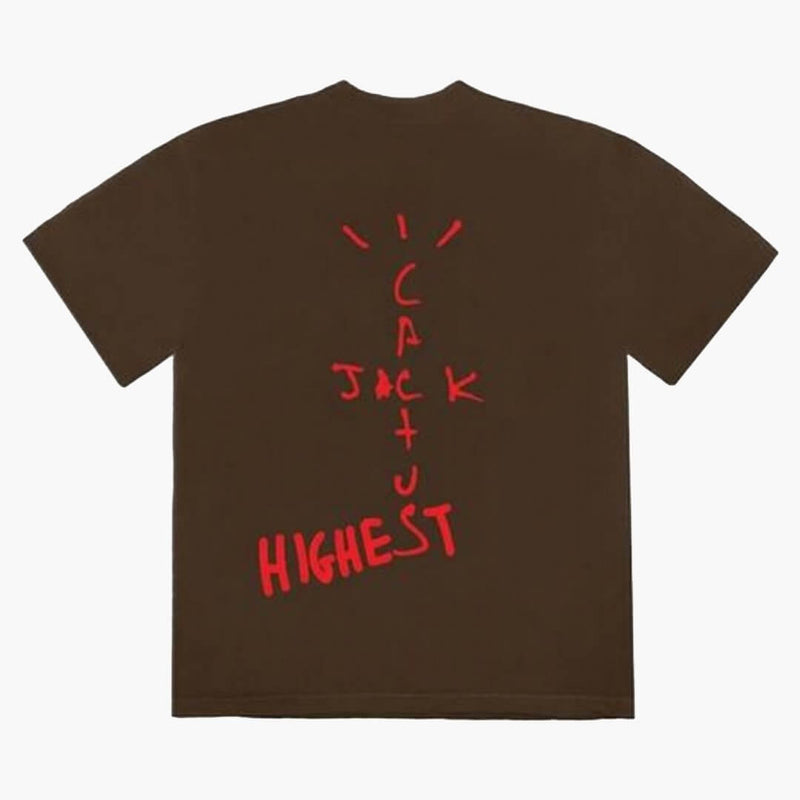 Travis Scott Jordan Highest Tee Brown