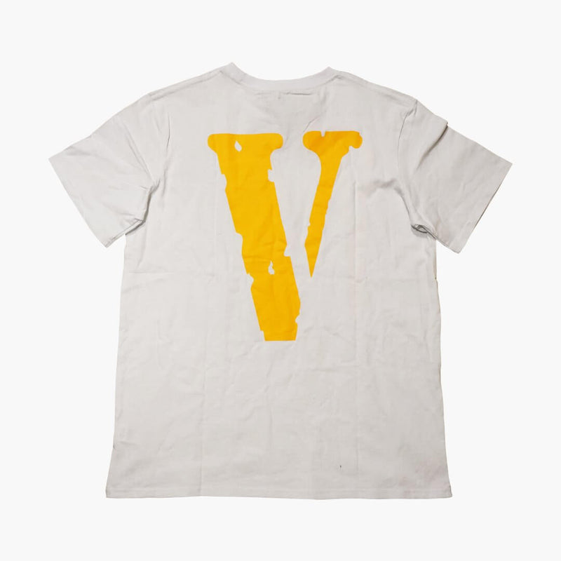 White and orange vlone shirt discount